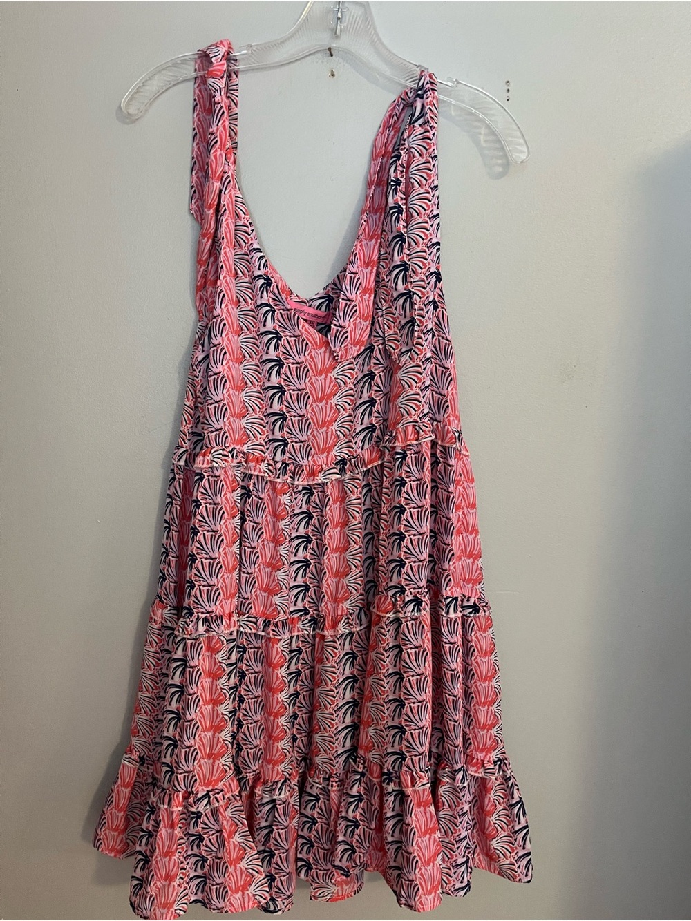 Simply Southern Pink and Navy Floral-Print Sundress